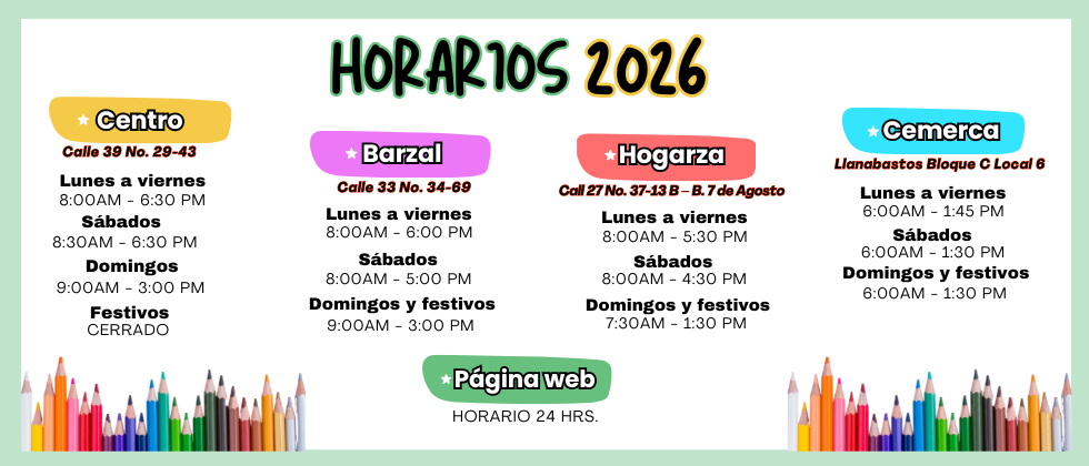 Horarios