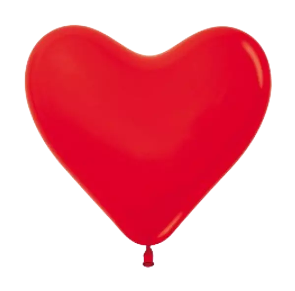 Globo Corazón Rojo