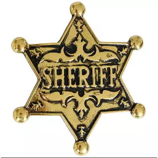 Accesorio Halloween Estrella Sheriff