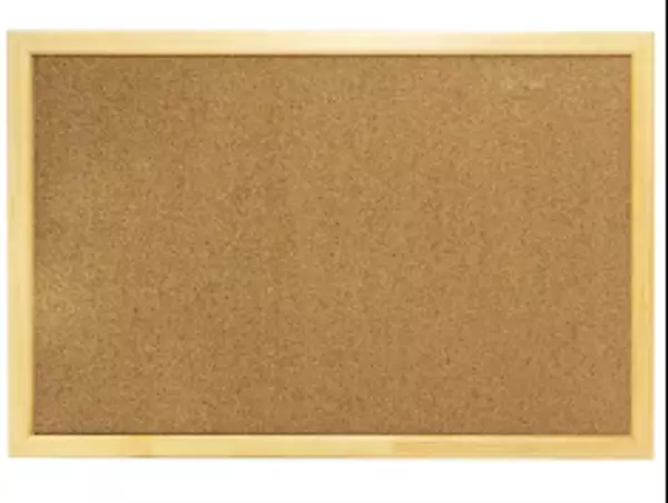 Tablero Cartelera Corcho 60x80 Madera Artecma