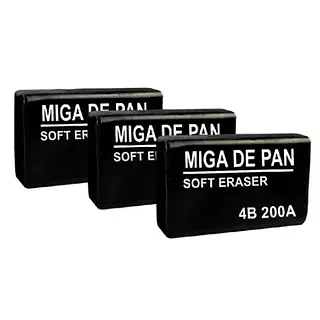 Borrador miga pan 200a 4b soft eraser