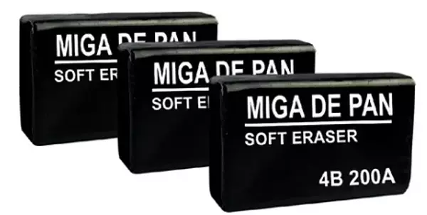 Borrador miga pan 200a 4b soft eraser