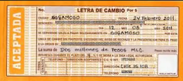 Letra de cambio bond und