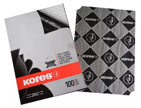 Papel Carbon Negro T.Carta Kores X100 78492