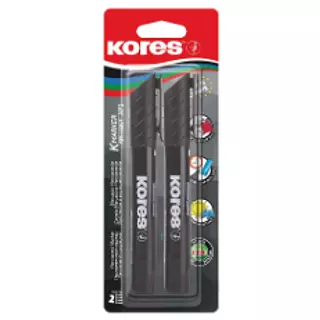 Marcador Permanente Negro Xp2 Kores