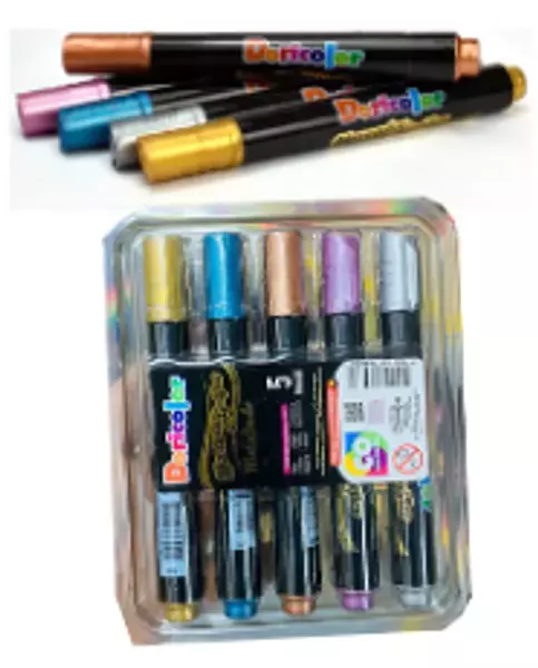 Marcador Grafico Metalizado X5 Doricolor