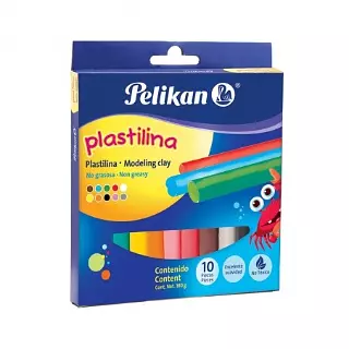 Plastilina Pelikan X10 Mediana