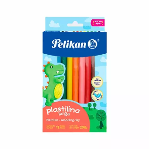 Plastilina pelikan x12 larga