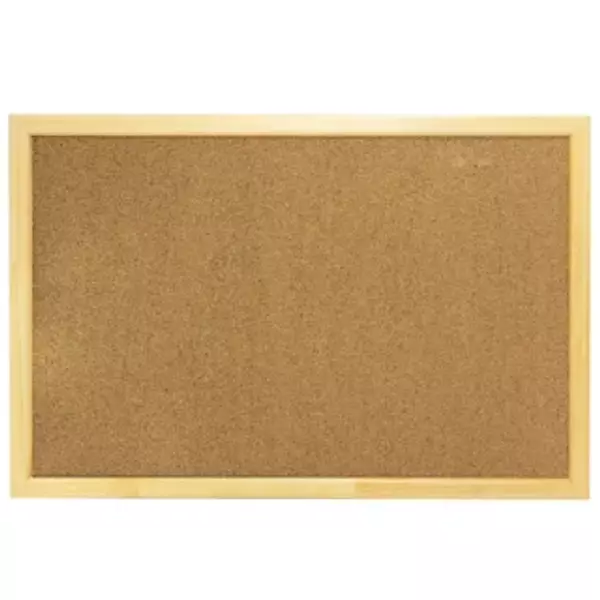 TABLERO CARTELERA CORCHO 40X60 MADERA ARTECMA 2202
