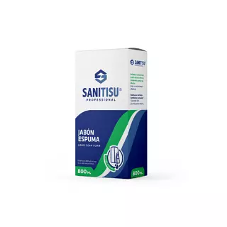JABON ESPUMA SANITISU SACHET X800ML