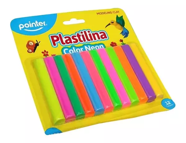 Plastilina Pointer X12 Neon Pst-12200-Ne