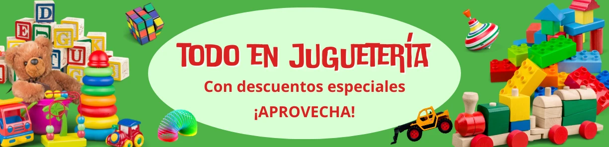 Todo en productos de juguetería 