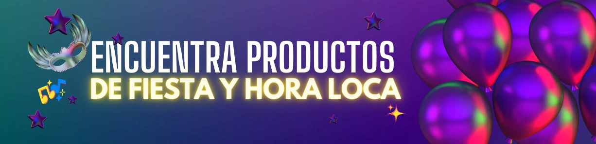 Todo en productos de fiesta