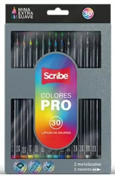 Color Scribe X30 Unipunta Redondo Pro