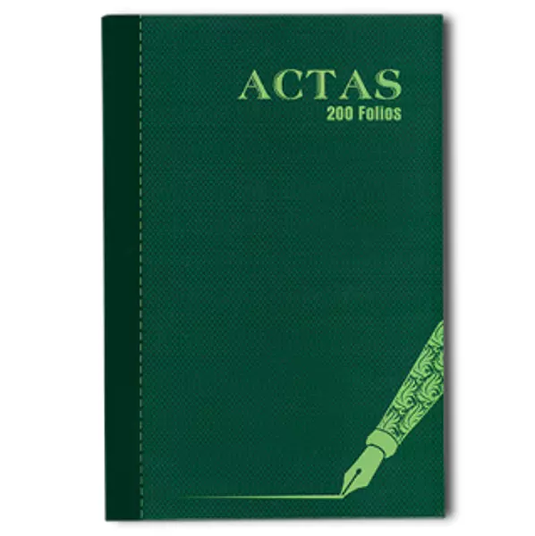 LIBRO ACTAS X 200F NIKA
