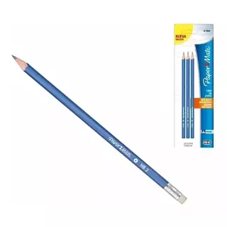 LAPIZ HB 2 AZUL MIRADO PAPER MATE