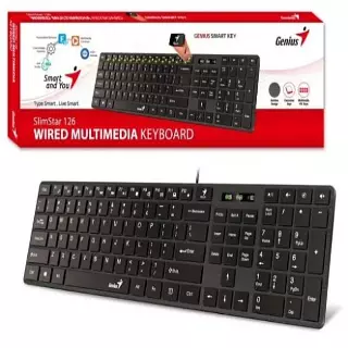 TECLADO GENIUS USB SLIMSTAR 126