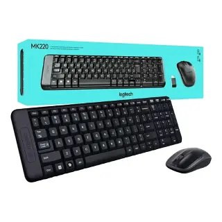Combo Logitech Inalambrico Mk220 Teclado Mouse