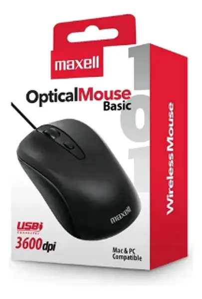 Mouse Maxell Usb 3600 Dpi Mowr-101