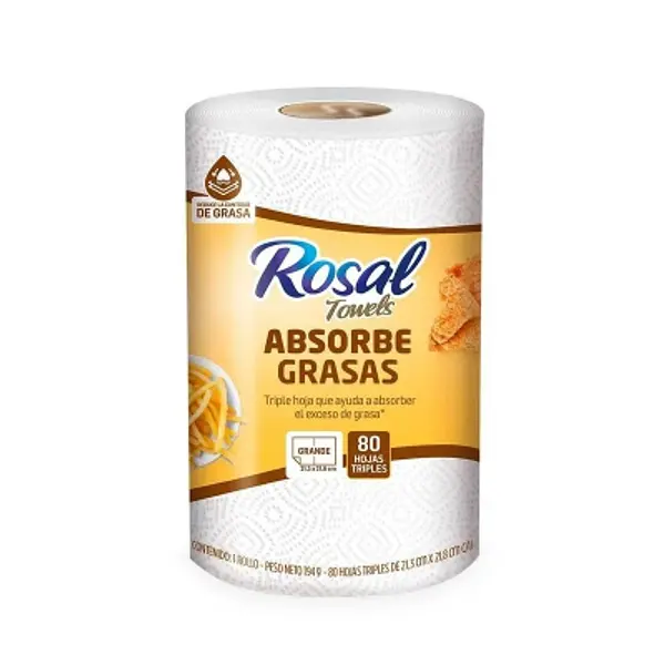 Toalla Cocina Rollo 80h 3h Rosal