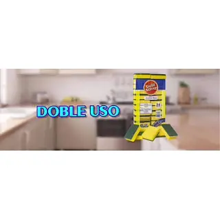 Esponja Doble Uso Gold Silver