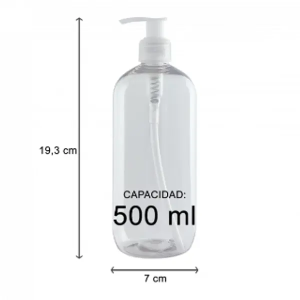 Dispensador Jabon 500 Cc Plastico Econom