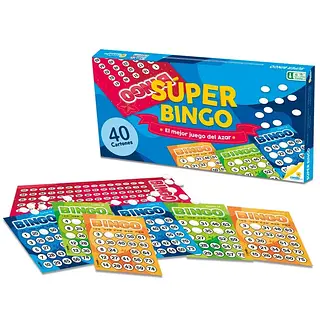 Bingo 40 Cartones Azul 035002 Ronda