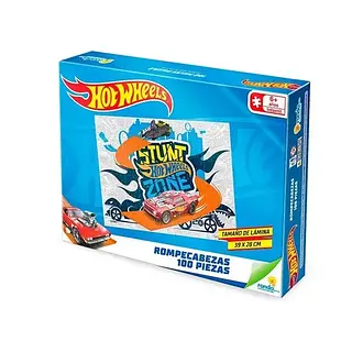 Rompecabezas 100 Piezas Hot Wheels 11743 Ronda