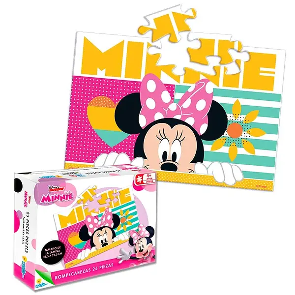 Rompecabezas X25 Piezas Minnie 11931 Ronda