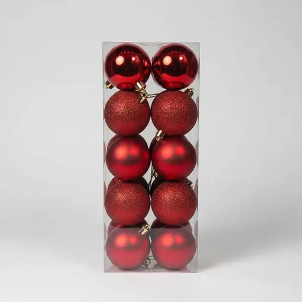 Bola Navideña 6cmx20 Stdo Ref:Bt6cmx20-R Bt6cmx20-Ap Bt6cmx20-D