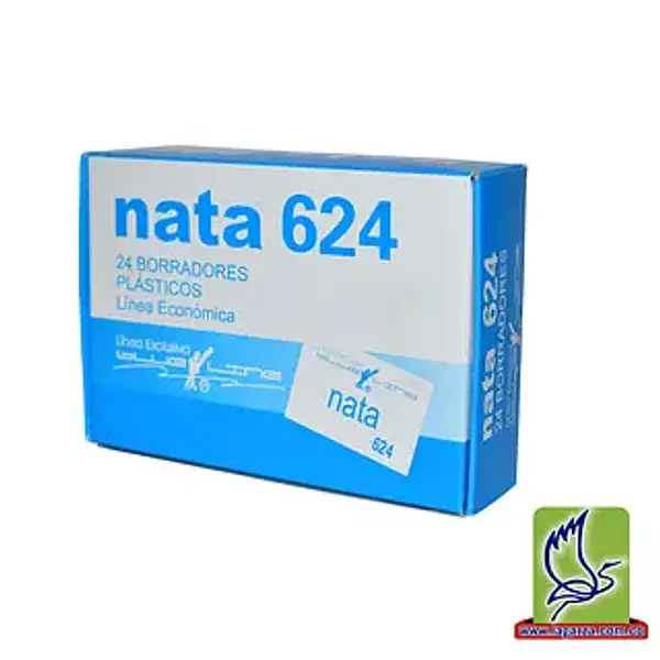 Borrador Nata 624 Linea Azul Ah Royal Pequeño X24