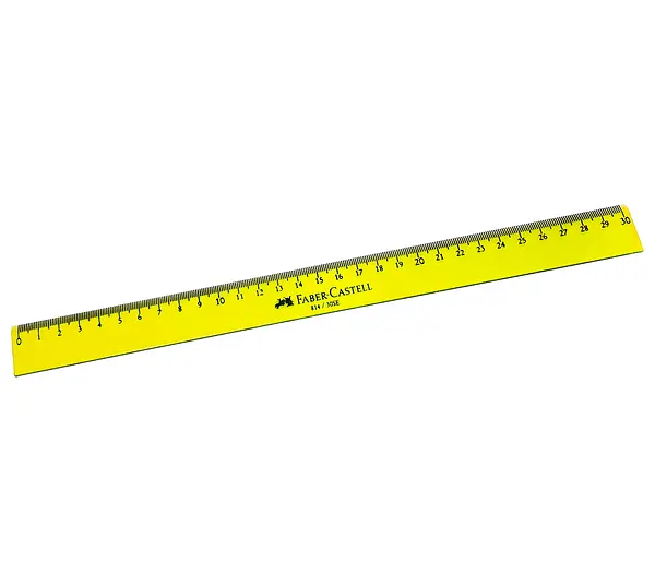 Regla 30cm Plana Faber Castell