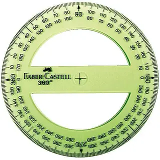 Transportador 360 Faber Castell