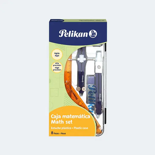 Caja Matemática X8 Pcs Pelikan