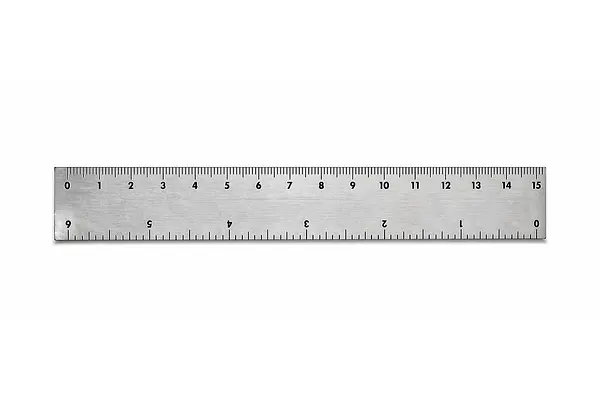 Regla 15cm Plana Metálica