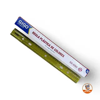 Regla Colores 30 Cm Gigo Gs-0282