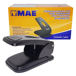 Perforadora 2huecos Uso Pesado Mae Ref