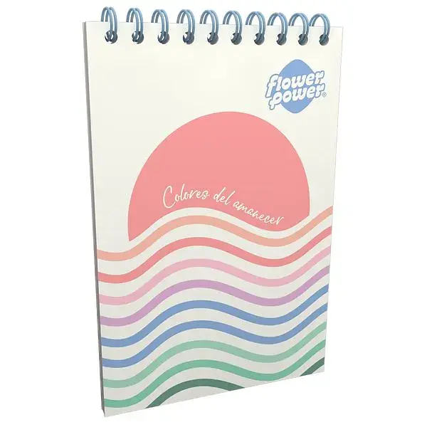 Cuaderno Vertical Primavera Anillada 1/2 Carta 3573 3572