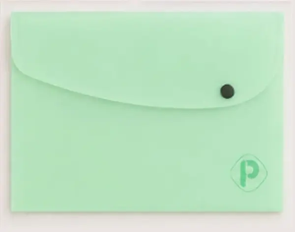 Sobre Plastico Boton Oficio Primavera