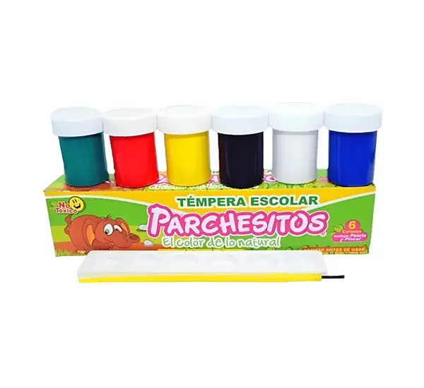 Tempera Parchesitos X6