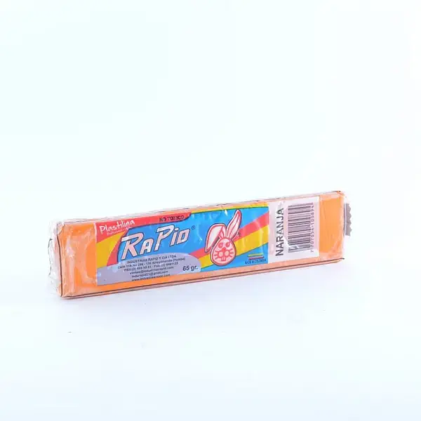 Plastilina Barra 65gr Stdo Rapid
