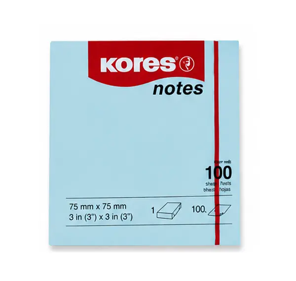 Post It X100 75x75 Kores Pastel