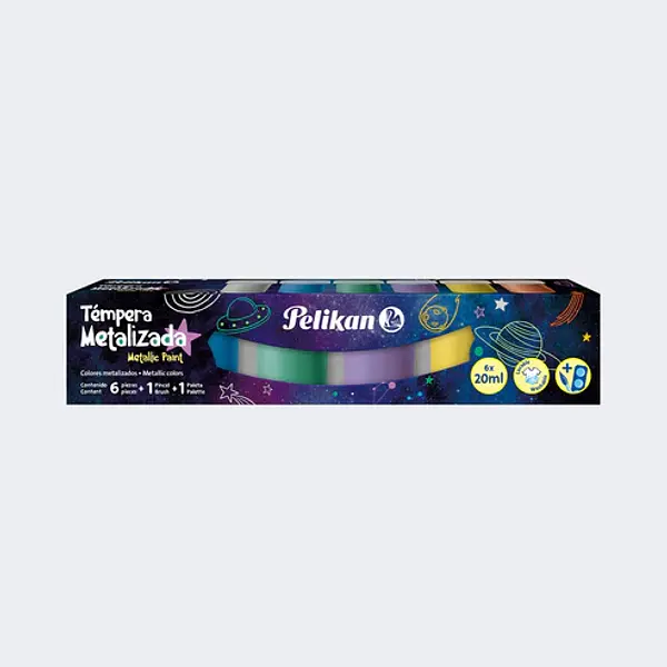 Témpera X6 Metalizada Pelikan
