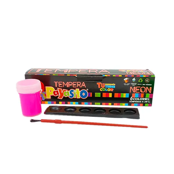Tempera Neón X6 Payasito