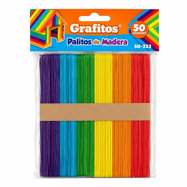 Palos De Paleta De Colores Grande Stdox50