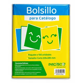 Bolsillo Vinilo Carta Gigo Gs-0694 X100