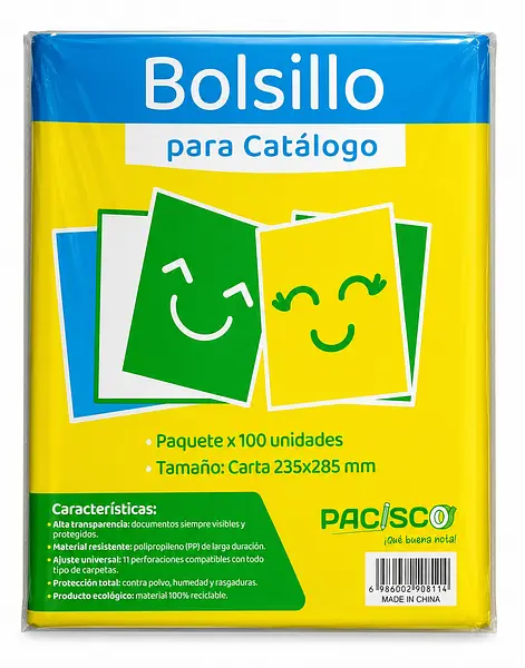 Bolsillo Vinilo Carta Gigo Gs-0694 X100