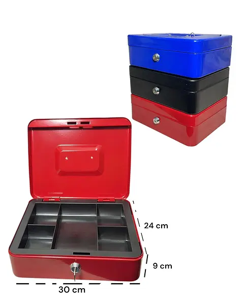 Caja Menor Metálica 25x20cm Mediana 9003.