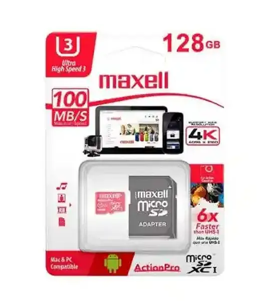 Memoria Micro Sd 128 Gb Maxell