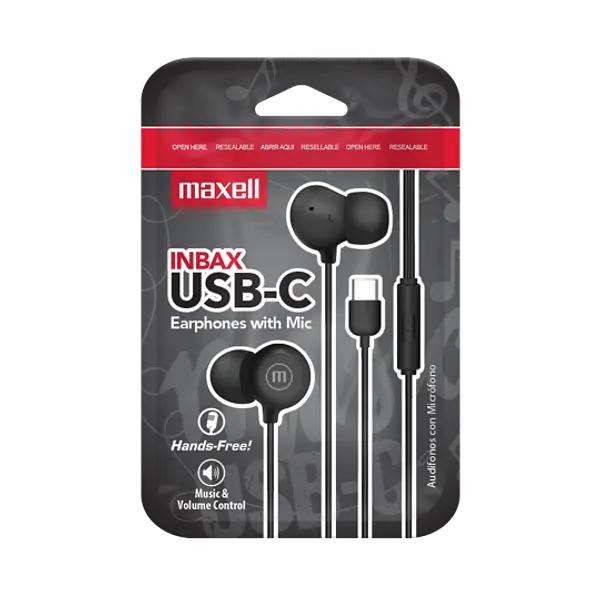 Audifonos Maxell Tipo C Inbax